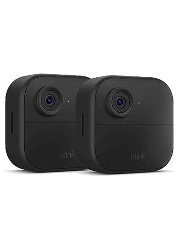 All-new Blink Outdoor 4 (4th Gen) – Wire-free smart security camera, two-year battery life, two-way audio, HD live view, enhanced motion detection, Works with Alexa
