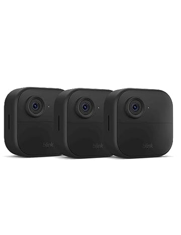 All-new Blink Outdoor 4 (4th Gen) – Wire-free smart security camera, two-year battery life, two-way audio, HD live view, enhanced motion detection, Works with Alexa