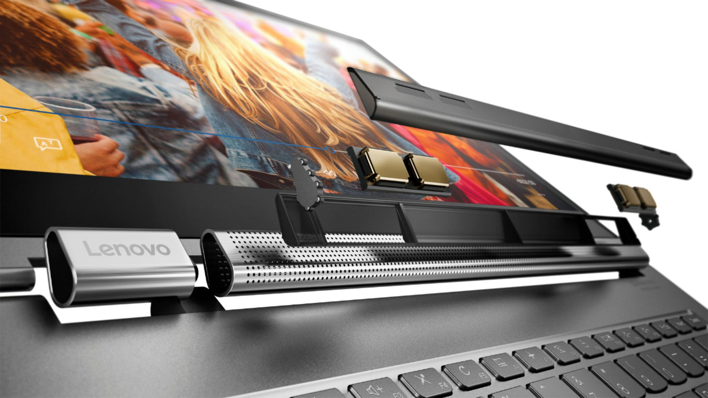 Lenovo Yoga C930 2-in-1 Business Laptop 13.9" FHD IPS Touchscreen 8th Gen Intel Quad-Core i7-8550U 16GB DDR4 512GB SSD Intel UHD Graphics 620 Backlit Keyboard Fingerprint Reader WiFi Win10 Grey