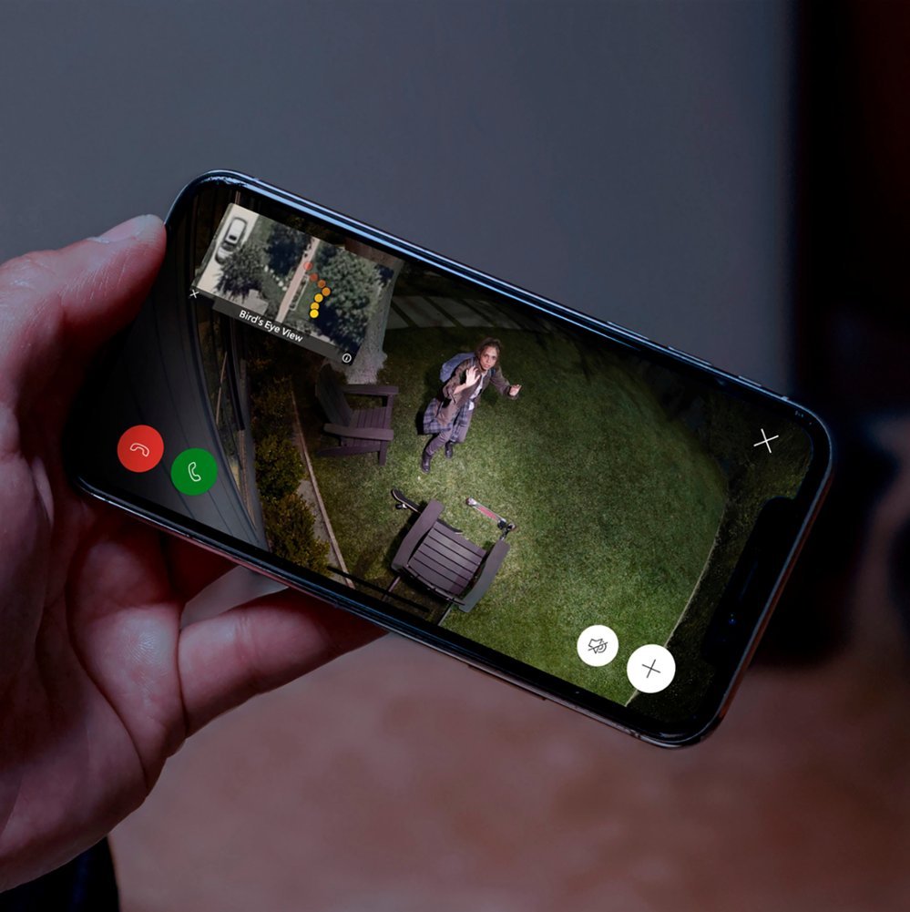 Ring Floodlight Cam Wired Pro con vista de pájaro y detección de movimiento 3D (versión 2021)