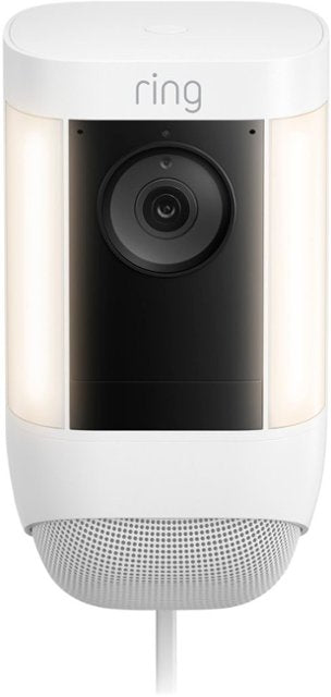 Ring - Spotlight Cam Pro Outdoor 1080p Plug-In Surveillance Camera -  Model:B09DRCLHQT