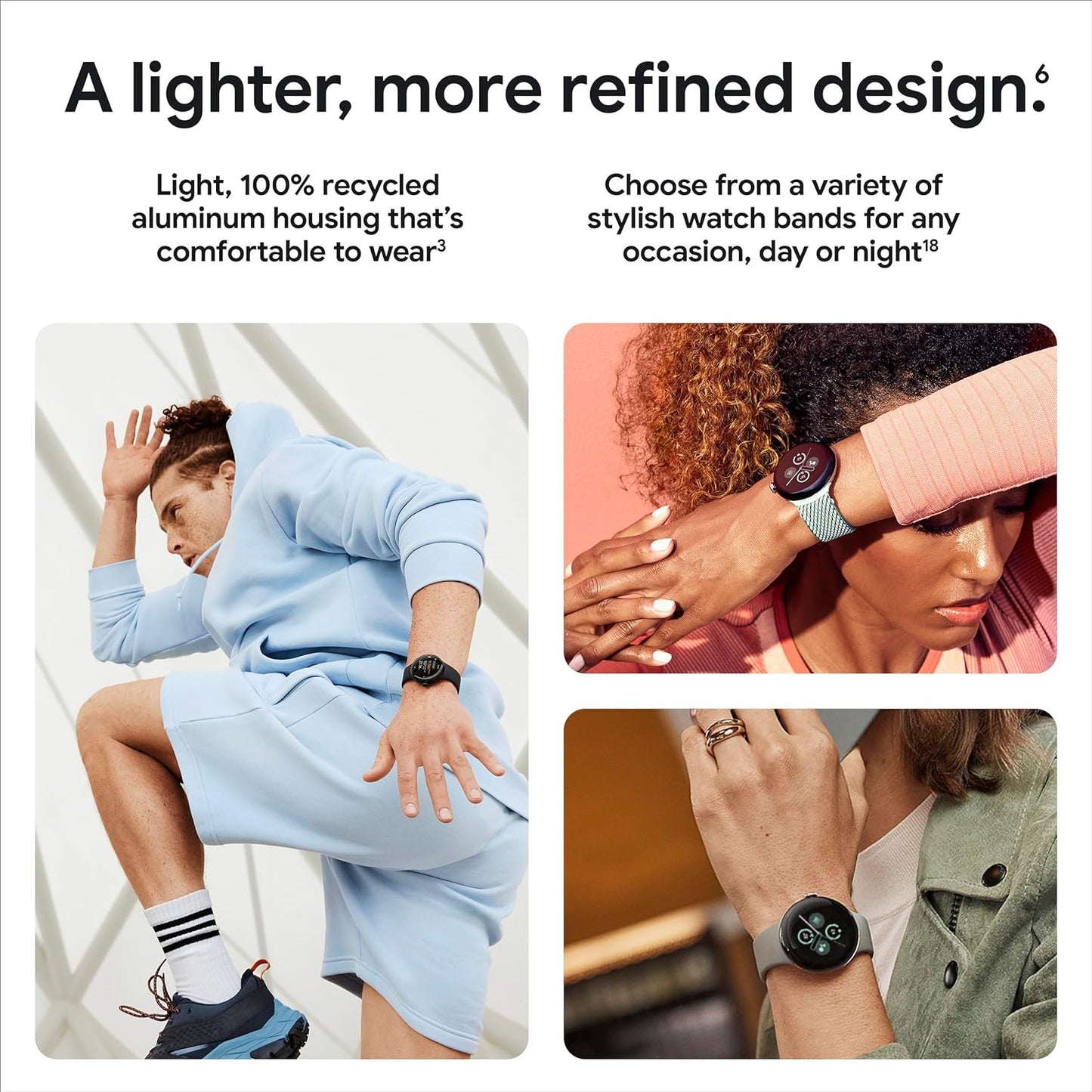 Google Pixel Watch 2 with the Best of Fitbit and Google - Heart Rate Tracking, Stress Management, Safety Features - Android Smartwatch