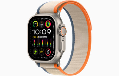 Apple Watch Ultra 2 (GPS + Cellular) 49mm Titanium Case with Trail Loop