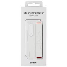 Samsung Galaxy Z Fold4 Silicone Grip Cover, EF-GF936TWEGUS, Protective Phone Case with Finger Strap, Matte Finish, Soft Surface, Handheld Design, US Version