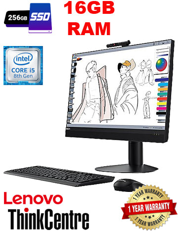 Lenovo Think Centre M920z 23.8" LED Intel i5-8500/16GB/256GB SSD