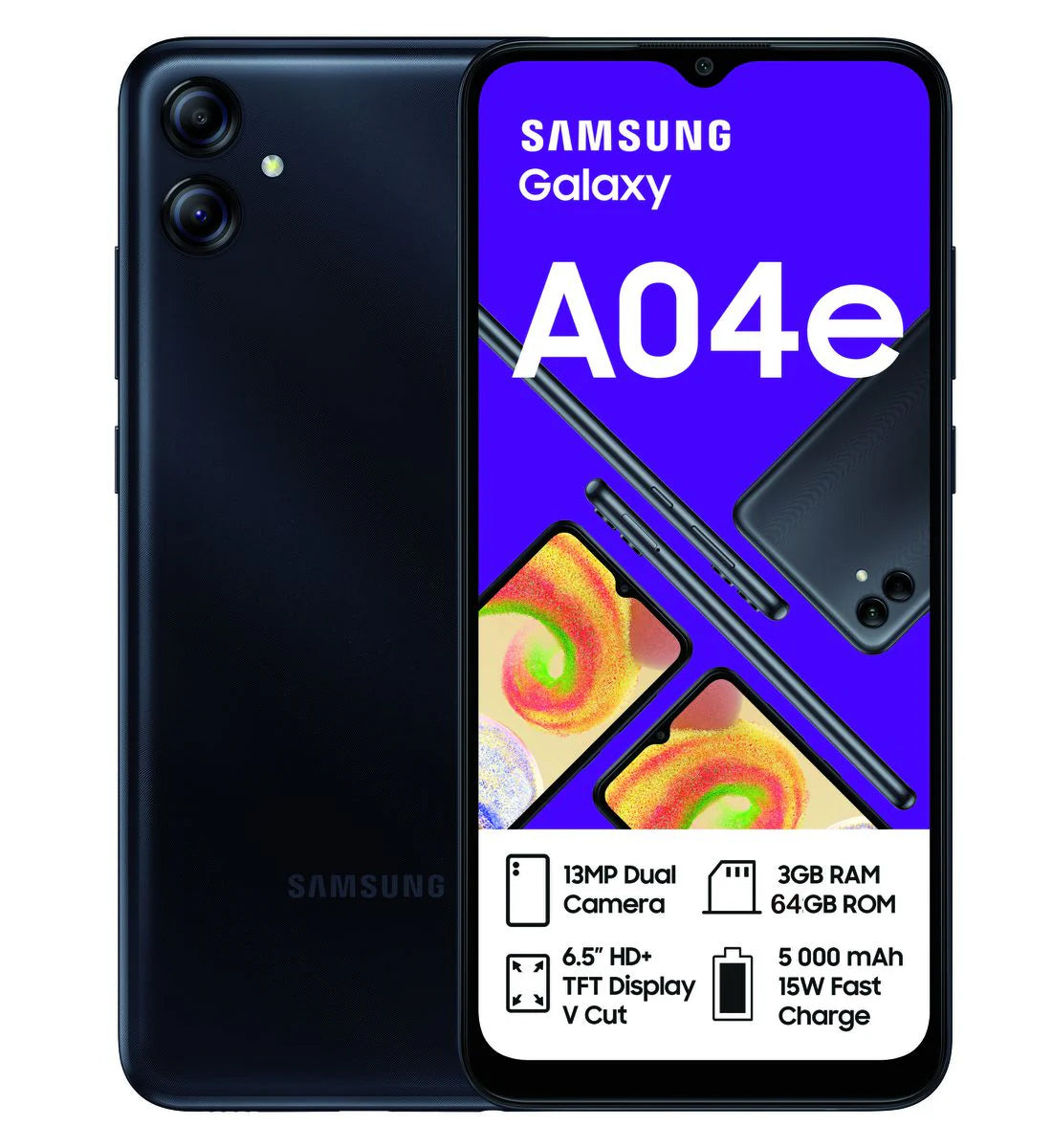 Samsung A04E 4G LTE Dual Sim, A402F/DS 64GB/3GB | Brand New Factory Unlocked Smartphone