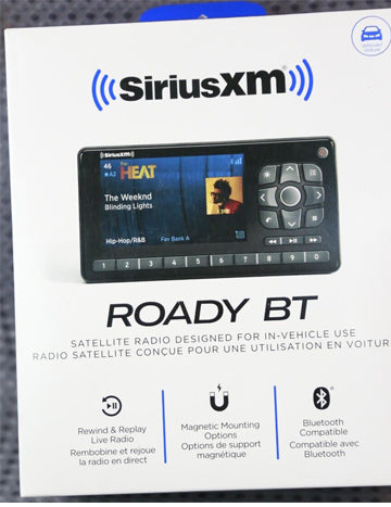 SiriusXM Roady BT In-Vehicle Satellite Radio, Model Number: SXVRBT1C