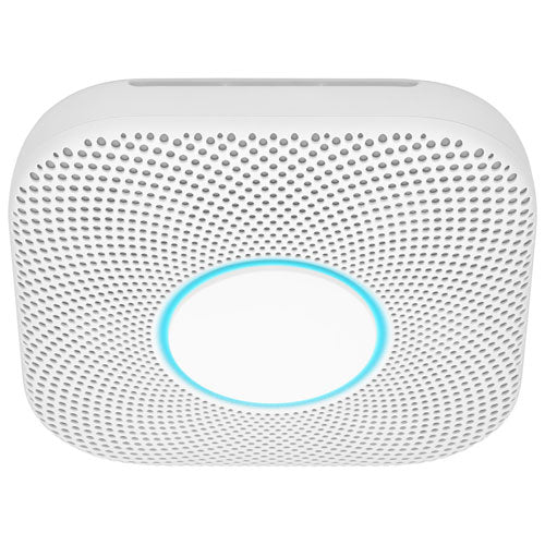 Google Nest Protect 2nd Generation Smart Smoke and Carbon Monoxide (CO) "Wired" Alarm, White, (S3003LWEF)
