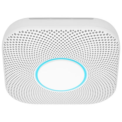 Google Nest Protect 2nd Generation Smart Smoke and Carbon Monoxide (CO) "Wired" Alarm, White, (S3003LWEF)