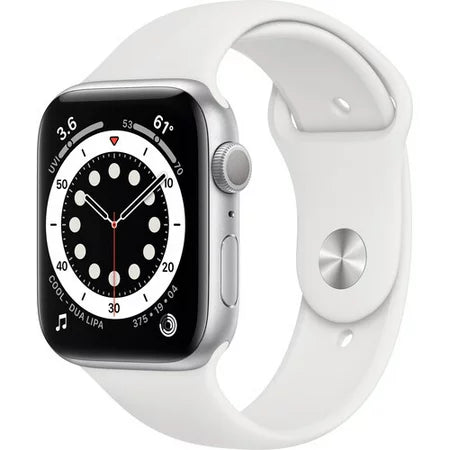 New Apple Watch Series 6 (GPS, 44mm) - Silver Aluminum Case with