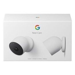 Google Nest Camera Wireless Indoor/Outdoor Security Camera - 2 Pack- GA01894-CA ( Sale)