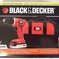 Black and Decker 20V Max Drill Driver and 100-Piece Project Kit - Includes  Bag - BDC120VACA