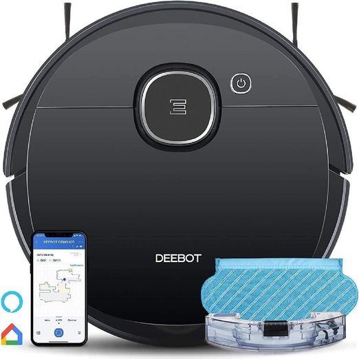 Ecovacs Deebot OZMO 930, Mopping & Vacuuming Smart Robotic Vacuum, for All Surface & Pet Hairs