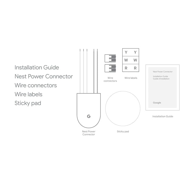 Sustituto del cable Nest Power Connector C para termostatos Nest.