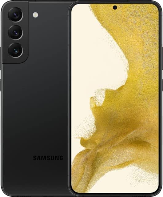 Último 2022, nuevo Samsung Galaxy S22+ 5G S906W Versión de "128 GB de almacenamiento" y 8 GB de RAM-Color negro