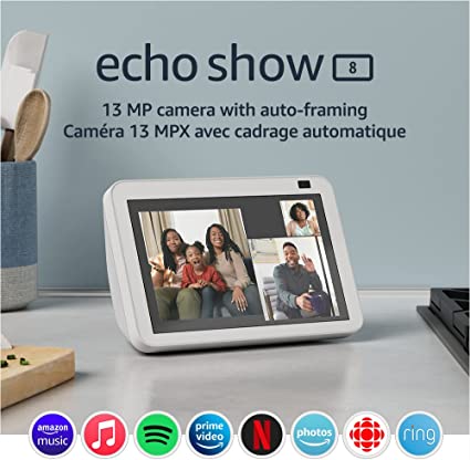 Echo Show 8 (2nd Gen, 2021 release) | HD smart display