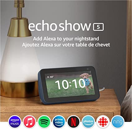 Echo Show 5 (2nd Gen, 2021 release) | Smart display with Alexa and 2 MP camera