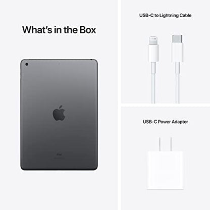 Open Box Apple iPad 9 256GB, 10.2 Inch Retina 2021 Wi-Fi Gray Warranty Like New