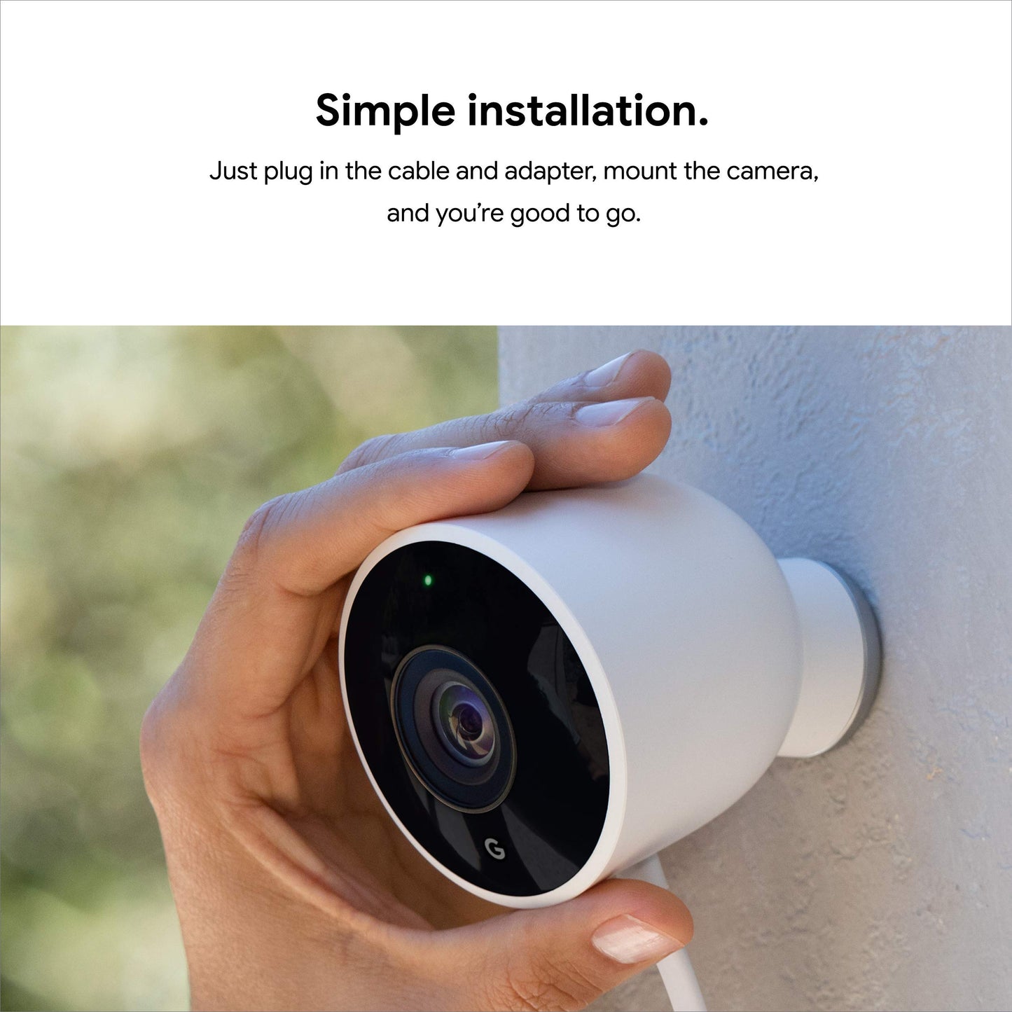 Google Nest Camera Wired Indoor/Outdoor Security Camera - 2 Pack- NC2400ES ( Sale)