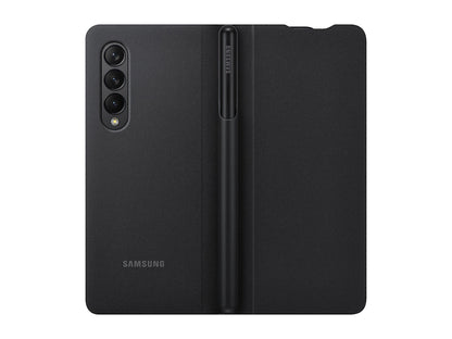 Samsung Standing Flip Cover Case With Pen for Galaxy Z Fold3 - Black EF-FF92PCBEGUS