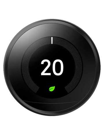Google Nest 3rd Generation Self-Learning Thermostat T3016US Black
