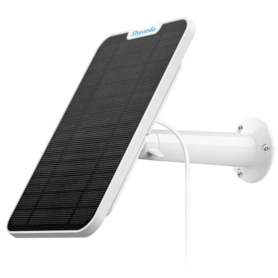Solar Panel for Google Nest Cam Outdoor or Indoor, Battery - 4 W Solar Power - Made for Google Nest