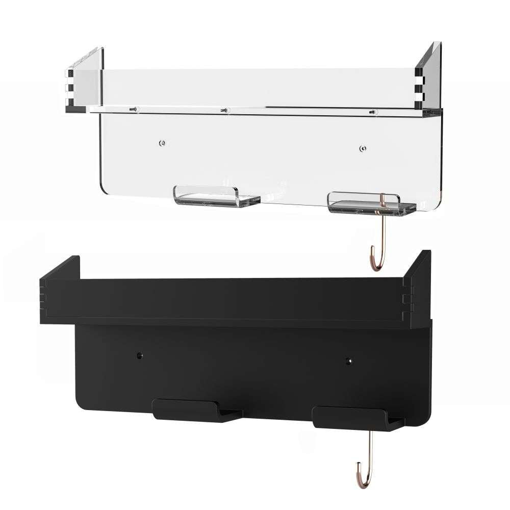 Wall Mounted Holder for Dyson Airwrap Styler Accessories Storage Stand Rack Bracket with Adhesive for Home Bedroom Bathroom Organizer