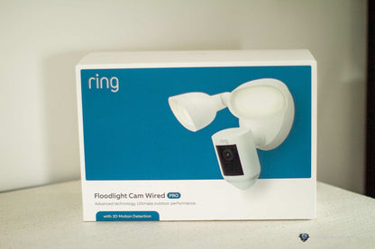 Ring Floodlight Cam Wired Pro with Bird’s Eye View and 3D Motion Detection (2021 release)