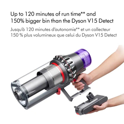 Dyson Outsize+ Intelligent Multi-Surface Cordless Stick Vacuum, 2 Yr Warranty with 2 Batteries