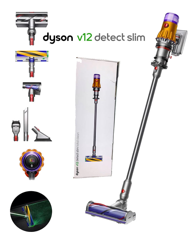 Dyson V12 Detect Slim Lightweight Multi-Surface Cordless Stick Vacuum Sealed, 2 Yr Warranty