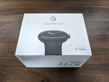 Google Pixel Watch (GPS) 40mm Matte Black Stainless Steel Case with Obsidian Active Band