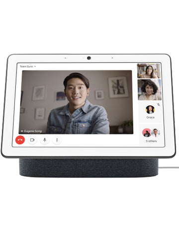 Google Nest Hub Max Smart Display with Google Assistant, Chalk GA00426-CA