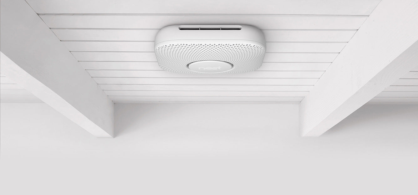 Google Nest Protect 2nd Generation Smart Smoke and Carbon Monoxide (CO) "Battery" Alarm, White