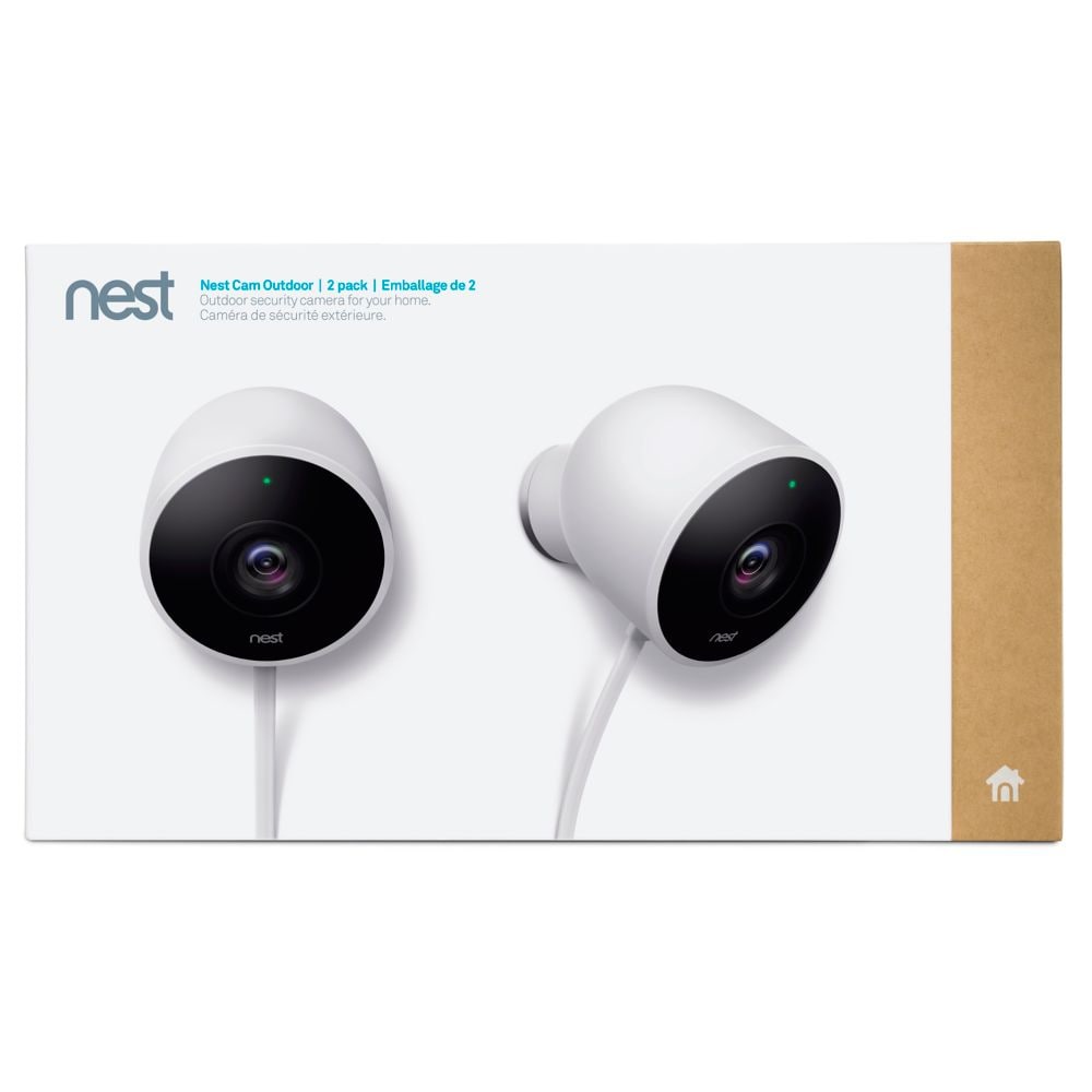 Google Nest Camera Wired Indoor/Outdoor Security Camera - 2 Pack- NC2400ES ( Sale)