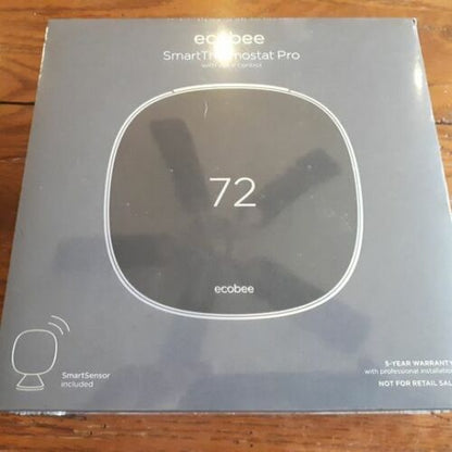 Ecobee Smart Thermostat with Alexa and Siri, Sensor Included Model # EB-STATE5C-01