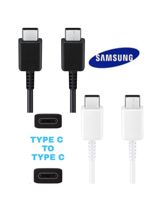Cable Samsung Galaxy USB-C (USB-C a USB-C) - Versión de EE. UU. con garantía (EP-DA705BBEGUS) 